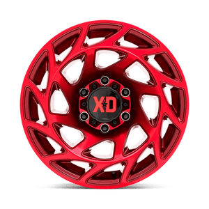 XD Series XD860 ONSLAUGHT Candy Red 17x9 0 6x120mm 66.9mm - Wheelwiz