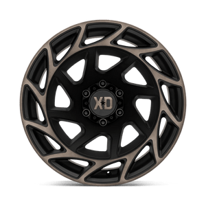 XD Series XD860 ONSLAUGHT Satin Black W/ Bronze Tint 20x12 -44 6x135mm 87.1mm - Wheelwiz
