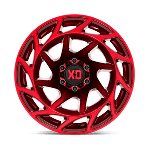XD Series XD860 ONSLAUGHT Candy Red 22x12 -44 6x139.7mm 106.1mm - Wheelwiz