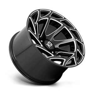 XD Series XD860 ONSLAUGHT Gloss Black Milled 22x12 -44 6x139.7mm 106.1mm - Wheelwiz