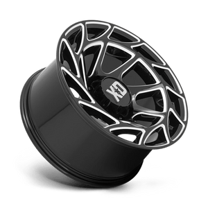 XD Series XD860 ONSLAUGHT Gloss Black Milled 20x10 -18 8x170mm 125.1mm - Wheelwiz