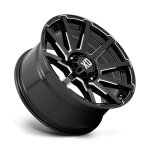 XD Series XD847 OUTBREAK Gloss Black Milled 20x10 +12 6x135mm 87.1mm - Wheelwiz