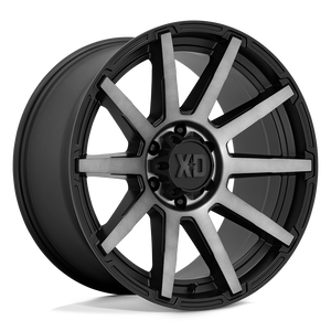 XD Series XD847 OUTBREAK Satin Black With Gray Tint 18x9 +12 8x180mm 124.2mm - WheelWiz