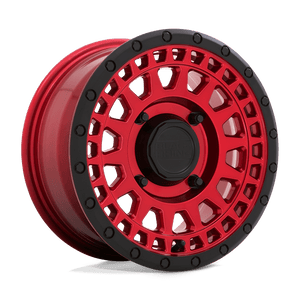 Black Rhino PARKER UTV Candy Red With Black Lip 15x7 +51 4x137mm 106.1mm - WheelWiz