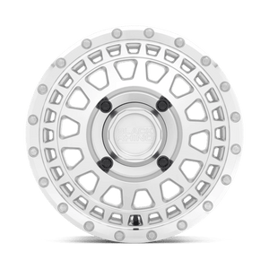 Black Rhino PARKER UTV Silver W/ Mirror Cut Face 14x7 +36 4x110mm 80.2mm - Wheelwiz