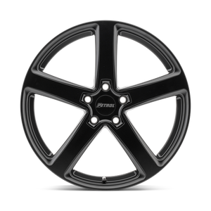 Petrol P2A Matte Black 17x8 +40 5x114.3mm 76.1mm