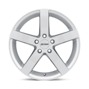Petrol P3B Gloss Silver 15x6.5 +38 5x100mm 72.1mm