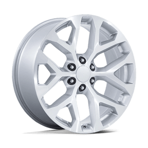 OE Creations PR177 Silver Machined 26x10 +24 6x139.7mm 78.1mm - Wheelwiz