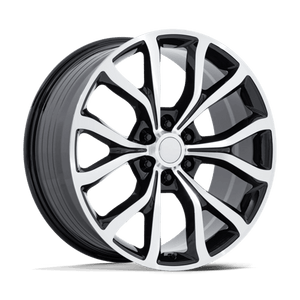 OE Creations PR230 Gloss Black W/ Machined Face 22x9.5 +44 6x135mm 87.1mm