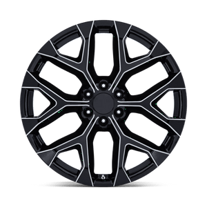 OE Creations PR177 Gloss Black Milled 24x10 +24 6x139.7mm 78.1mm - Wheelwiz