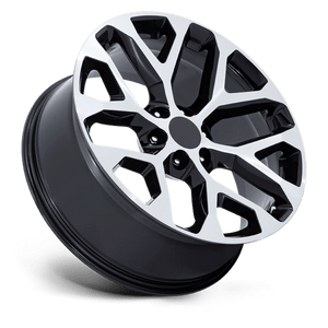 OE Creations PR177 Gloss Black Machined Face 24x10 +24 6x139.7mm 78.1mm - Wheelwiz
