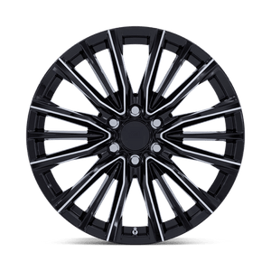 OE Creations PR223 Gloss Black Milled 22x9 +28 6x139.7mm 78.1mm