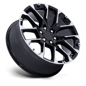 OE Creations PR224 Gloss Black W/ Machined Face 22x9 +28 6x139.7mm 78.1mm - Wheelwiz