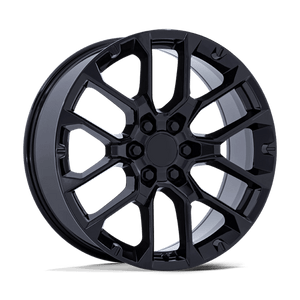 OE Creations PR224 Gloss Black 22x9 +28 6x139.7mm 78.1mm