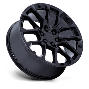 OE Creations PR224 Gloss Black 22x9 +28 6x139.7mm 78.1mm