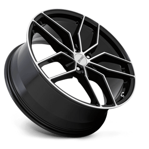 Petrol P5C Gloss Black W/ Mach Cut Face 20x8.5 +40 5x108mm 72.1mm - Wheelwiz