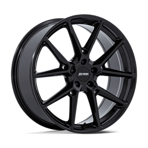 Petrol PE002 P1E Gloss Black 17x8 +40 5x108mm 72.6mm - Wheelwiz