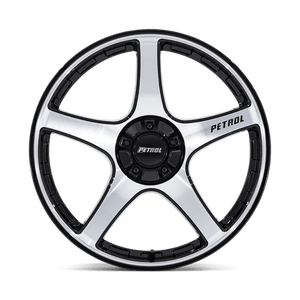 Petrol PE003 P2E Gloss Black W/ Machined Face 18x8 +35 5x112|5x120mm 74.1mm - Wheelwiz
