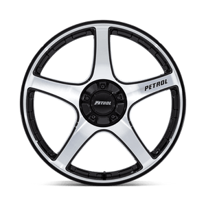 Petrol PE003 P2E Gloss Black W/ Machined Face 18x8 +35 Custom 72.6mm