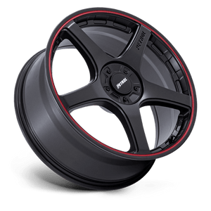 Petrol PE003 P2E Matte Black W/ Red Lip 19x8 +35 5x112|5x120mm 74.1mm