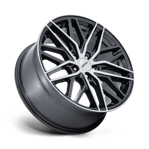 Petrol PE004 P3E Gloss Gunmetal W/ Brushed Machined Face 18x8 +40 5x115mm 72.6mm