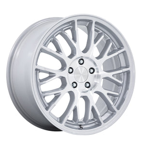 Rotiform RC204 PHX Gloss Silver W/ Machined Face 20x8.5 +40 5x112mm 66.6mm