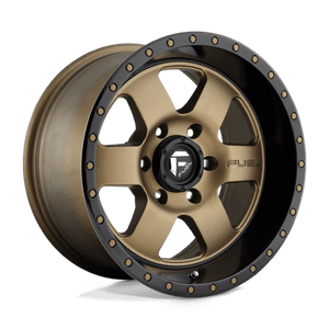 Fuel Offroad D617 PODIUM Matte Bronze Black Bead Ring 20x9 +01 8x170mm 125.1mm - WheelWiz