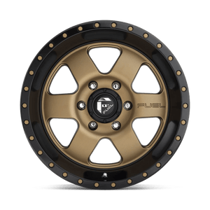 Fuel Offroad D617 PODIUM Matte Bronze Black Bead Ring 17x9 +01 6x135mm 87.1mm - WheelWiz