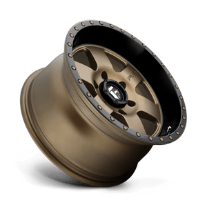 Fuel Offroad D617 PODIUM Matte Bronze Black Bead Ring 17x9 +01 6x135mm 87.1mm - WheelWiz