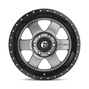 Fuel Offroad D619 PODIUM Matte Gunmetal Black Bead Ring 20x9 +1 8x165.1mm 125.1mm - Wheelwiz