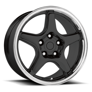 OE Creations PR103 Gloss Black/machined Lip 17x9.5 +56 5x120.65mm 70.7mm - WheelWiz