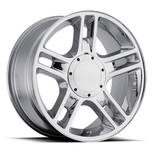 OE Creations PR108 Chrome 20x9 +30 6x135mm 87.1mm - WheelWiz