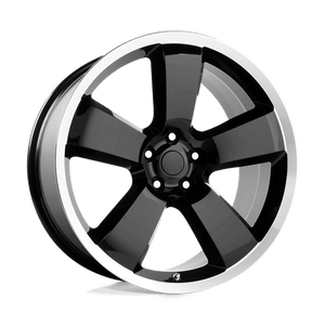 OE Creations PR119 Gloss Black/machined Lip 20x9 +20 5x115mm 71.5mm - WheelWiz