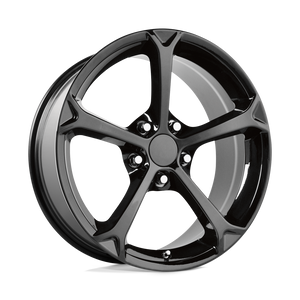 OE Creations PR130 Gloss Black 17x8.5 +49 5x120.65mm 70.3mm - WheelWiz