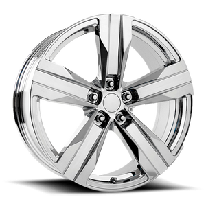 OE Creations PR135 Chrome 20x8 +29 5x120mm 67.1mm - WheelWiz