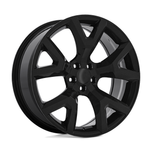 OE Creations PR159 Gloss Black 17x7.5 +31 5x110mm 65.1mm - WheelWiz