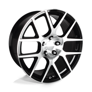 OE Creations PR163 Gloss Black Machined 20x9 +20 5x115mm 71.5mm - WheelWiz