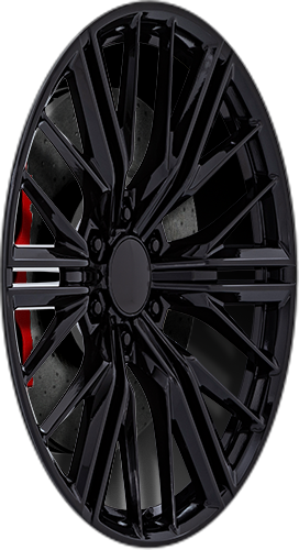 OE Creations PR227 Gloss Black 24x10 +24 6x139.7mm 78.1mm