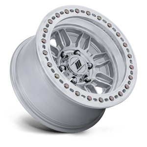 Pro Comp Alloys PA208 EQUALIZER BL Gloss Silver W/ Machined Face 17x9 +1 5x127mm 71.5mm - Wheelwiz