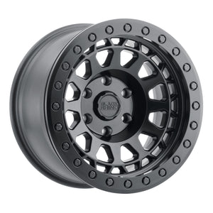 Black Rhino PRIMM BEADLOCK Matte Black W/ Black Bolts 17x8.5 -30 6x139.7mm 112.1mm - Wheelwiz