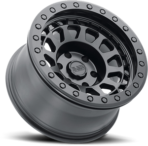 Black Rhino PRIMM BEADLOCK Matte Black W/ Black Bolts 17x8.5 -38 8x170mm 125.1mm - Wheelwiz