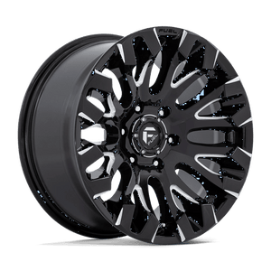 Fuel Offroad D828 QUAKE Gloss Black Milled 18x9 +1 6x139.7mm 106.1mm - Wheelwiz