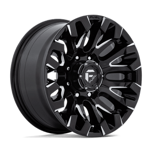 Fuel Offroad D828 QUAKE Gloss Black Milled 18x9 +1 8x165.1mm 125.1mm - Wheelwiz