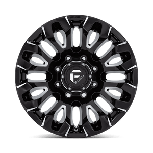 Fuel Offroad D828 QUAKE Gloss Black Milled 18x9 +1 8x170mm 125.1mm - Wheelwiz