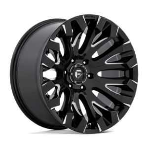 Fuel Offroad D828 QUAKE Gloss Black Milled 18x9 +1 5x139.7mm 78.1mm - Wheelwiz