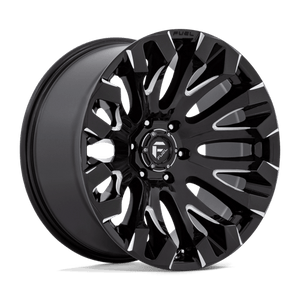 Fuel Offroad D828 QUAKE Gloss Black Milled 20x9 +1 5x150mm 110.1mm - Wheelwiz