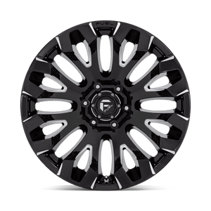 Fuel Offroad D828 QUAKE Gloss Black Milled 18x9 +1 5x127mm 71.5mm - Wheelwiz