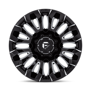 Fuel Offroad D828 QUAKE Gloss Black Milled 20x10 -18 8x170mm 125.1mm - Wheelwiz