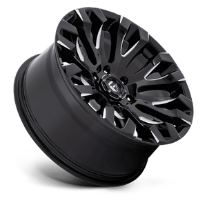 Fuel Offroad D828 QUAKE Gloss Black Milled 20x9 +1 6x139.7mm 106.1mm - Wheelwiz