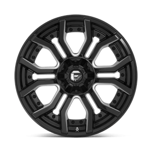 Fuel Offroad D711 RAGE Gloss Black Milled 20x10 -18 6x135|6x139.7mm 106.1mm - Wheelwiz